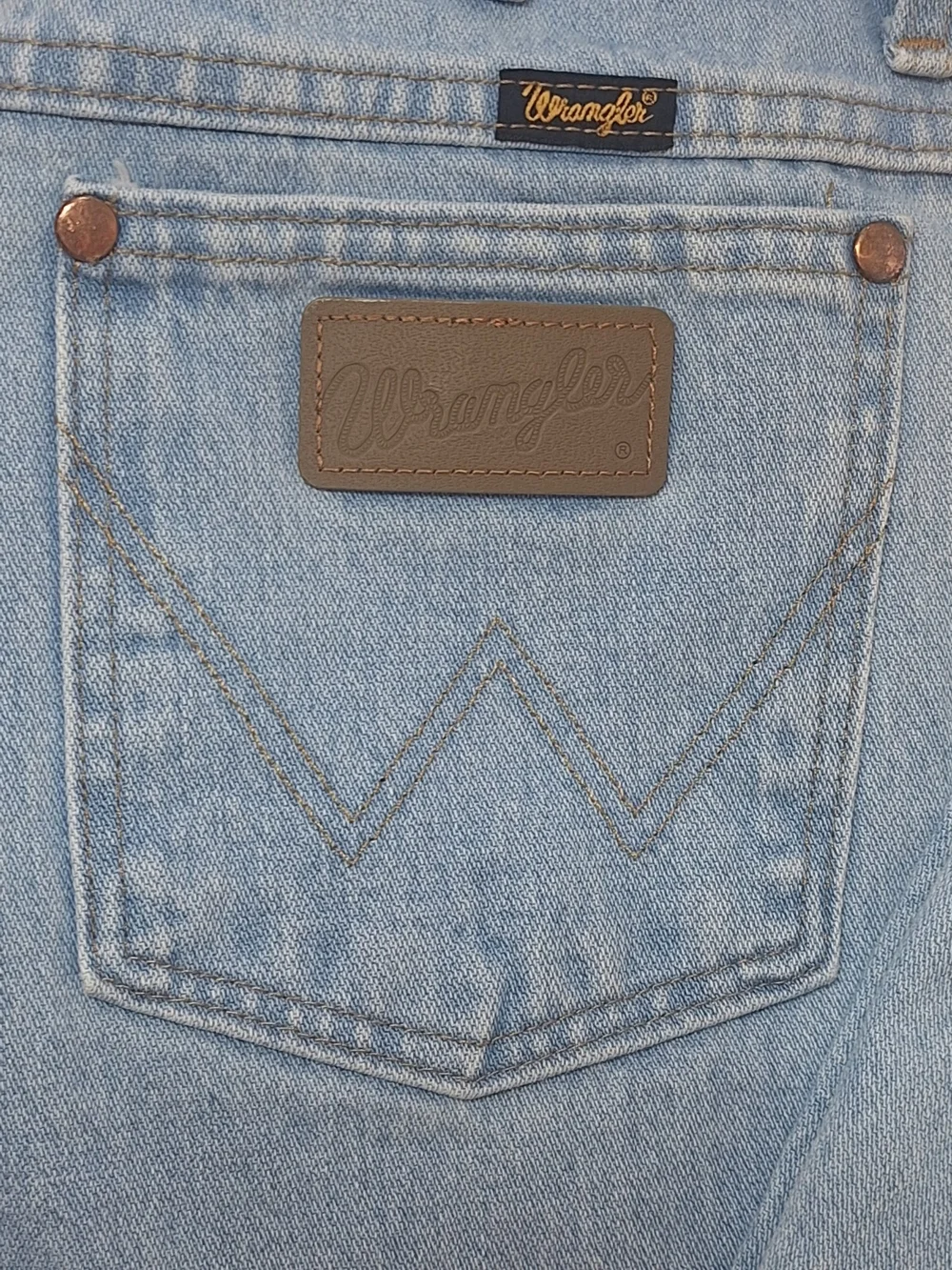 Wrangler 936GBH Cowboy Cut Slim Fit Jeans Light Wash 29x34 EXCELLENT